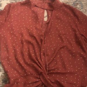 Brand-new pink blouse